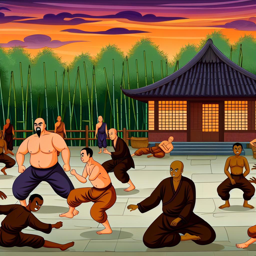 How Shaolin training was depicted in Kung Fu.
