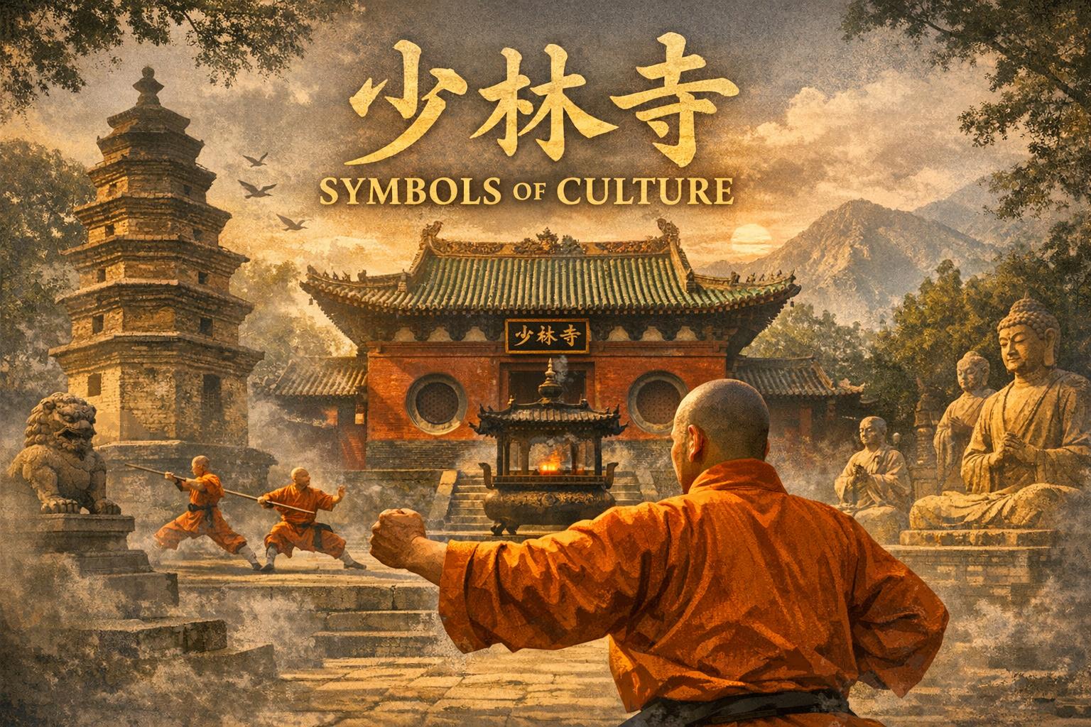 The role of Shaolin temples as cultural symbols.