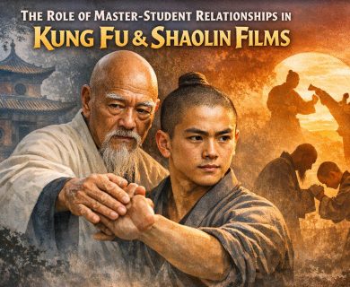 The role of master-student relationships in Kung Fu and Shaolin films.