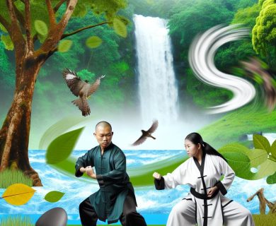 The use of nature imagery in Kung Fu.