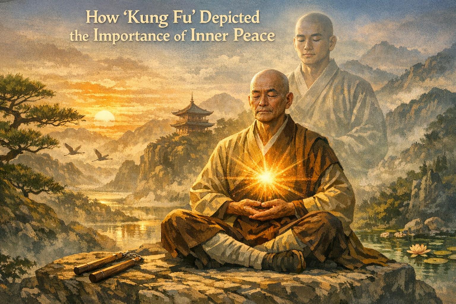 How Kung Fu depicted the importance of inner peace.