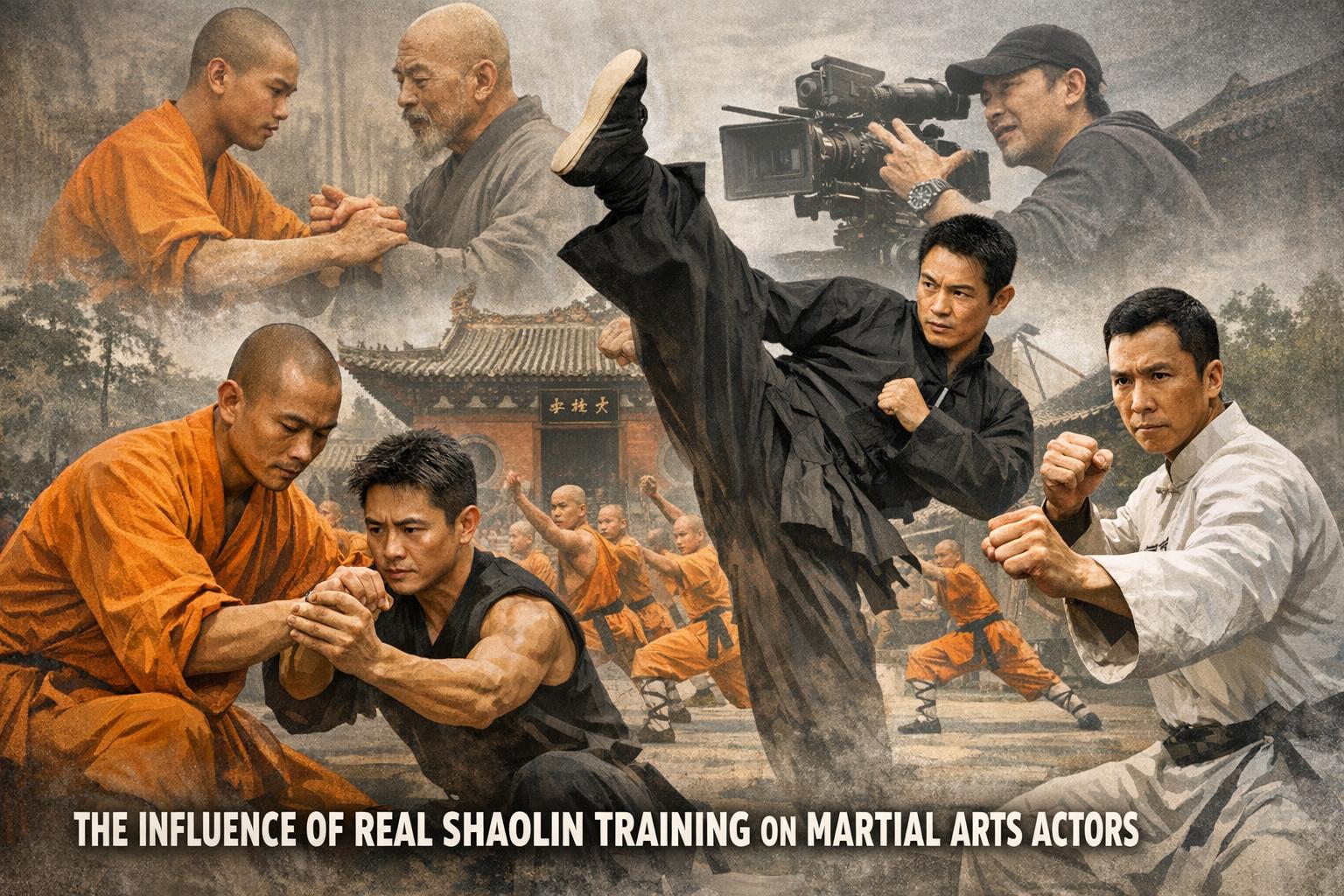 The influence of real Shaolin training on martial arts actors.