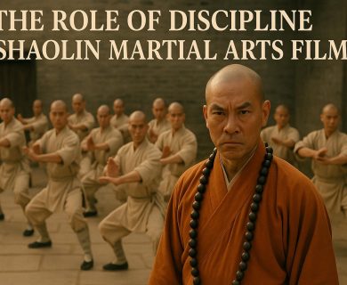 The role of discipline in Shaolin martial arts films.