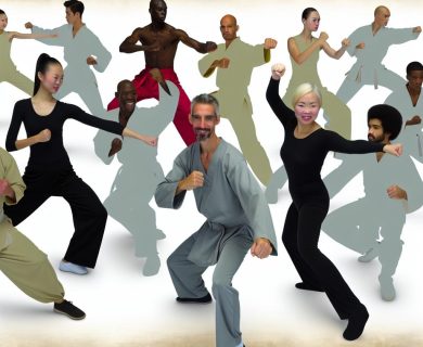 The use of martial arts choreography in Kung Fu.